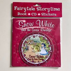 BRAND NEW Fairytale Storytime Book, CD/Stickers: Snow White and the Seven Dwarfs
